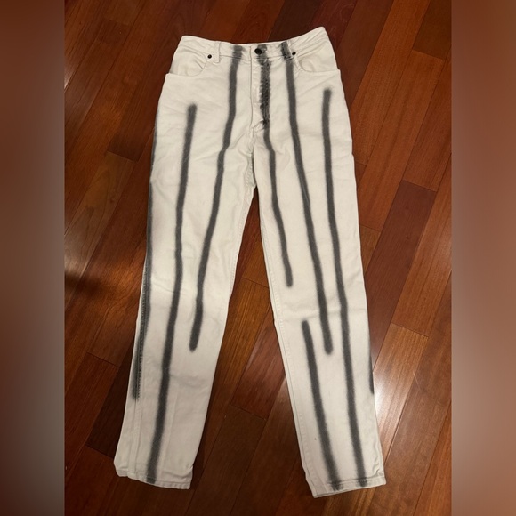 Eckhaus Latta black & white jeans - Picture 1 of 5